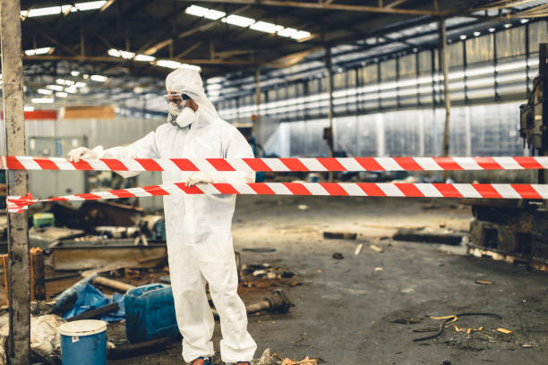 Professional Biohazard technician working in Sunol, CA